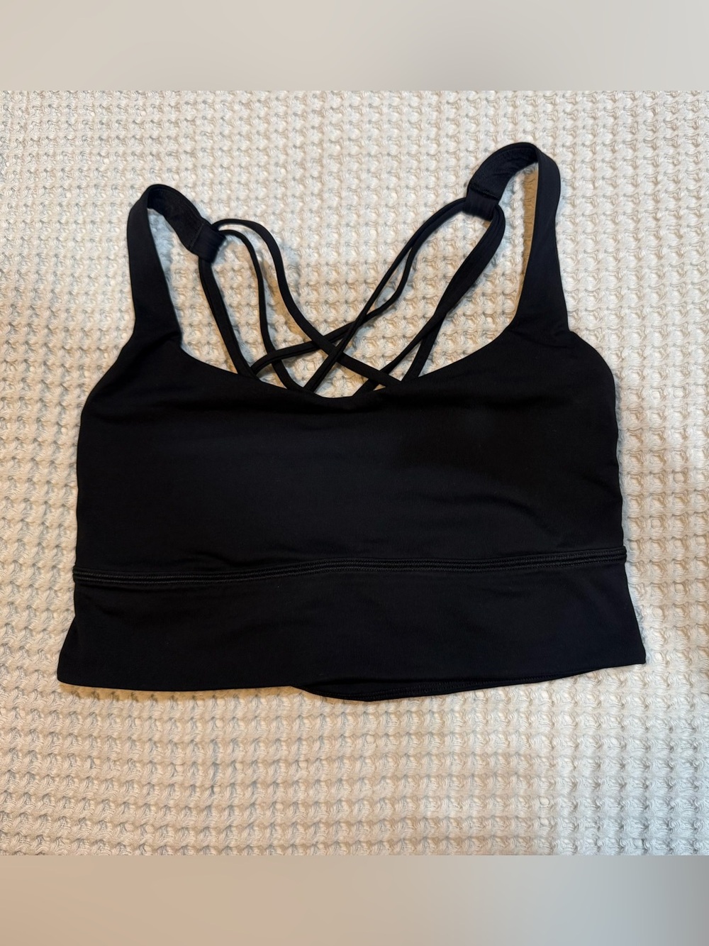 lululemon athletica Black Strappy Sports Bra